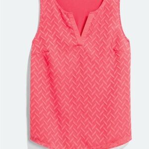 41 Hawthorne Coral Sleeveless Women's Top, size Large